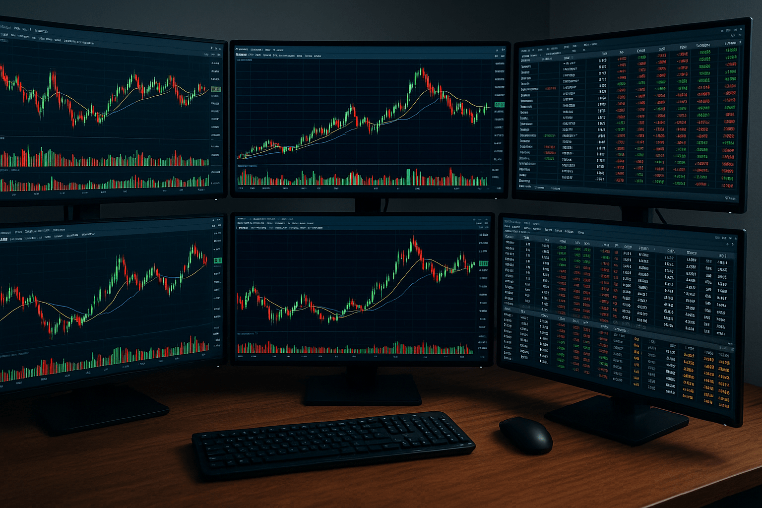 Multi Monitor Trading Setup